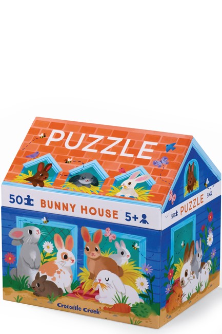 PUZZLE 50 ΤΕΜ.CROCODILE CREEK BUNNY HOUSE