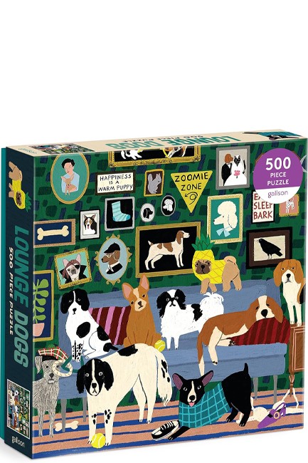 PUZZLE 500 ΤΕΜ.GALISON LOUNGE DOGS