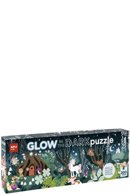 PUZZLE 200TEM.APLI KIDS GLOW IN THE DARK-FOREST