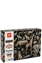 PUZZLE 200TEM.APLI KIDS SAVANNA ANIMALS