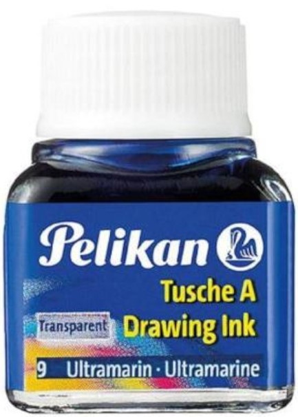 ΜΕΛΑΝΙ ΣΙΝΙΚΗΣ 10ml.PELIKAN 523/9 ΜΠΛΕ ΜΑΡΙΝ