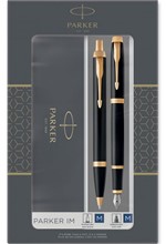 PARKER SET I.M.DUO (ΣΤΥΛΟ+ΠΕΝΑ) GT LAQUE BLACK 2093216