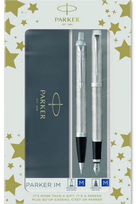 PARKER SET I.M.ESSENTIAL (ΣΤΥΛΟ+ΠΕΝΑ) CT STAINLESS STEEL