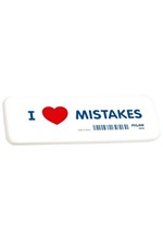 ΓΟΜΑ MILAN 4806 ΛΕΥΚΗ I LOVE MISTAKES CNM4806