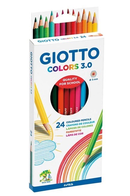 ΞΥΛΟΜΠΟΓΙΕΣ 24ΤΕΜ.ΜΕΓΑΛΕΣ GIOTTO COLORS 3.0