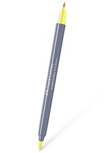 ΜΑΡΚΑΔΟΡΟΣ ΜΕ 2 ΜΥΤΕΣ FABER GOLD AQUA BRUSH 104-LIGHT YELLOW GLAZE