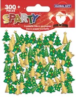 CONFETTIS XMAS 15γρ.362511 ΕΛΑΤΑ ΧΡΥΣΑ-ΠΡΑΣΙΝΑ