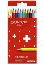 ΞΥΛΟΜΠΟΓΙΕΣ 12ΤΕΜ.ΜΕΓΑΛΕΣ CARAN D'ACHE SWISSCOLOR DISCOVER 1284.812