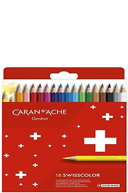 ΞΥΛΟΜΠΟΓΙΕΣ 18ΤΕΜ.ΜΕΓΑΛΕΣ CARAN D'ACHE SWISSCOLOR DISCOVER 1284.818