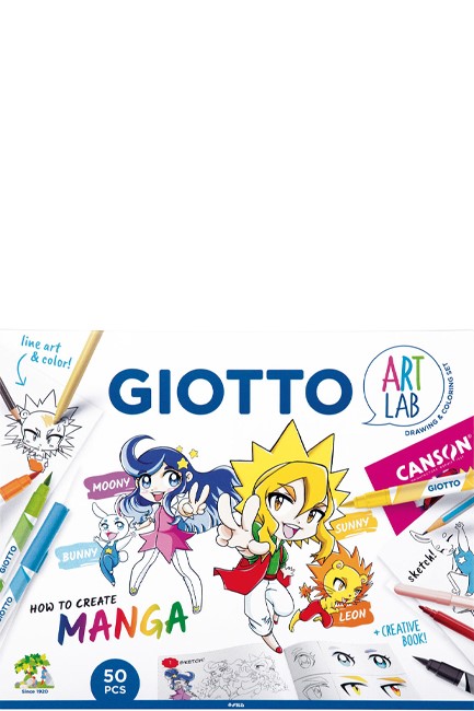 ΣΕΤ ΔΗΜΙΟΥΡΓΙΑΣ GIOTTO ART LAB MANGA