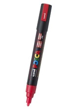 ΜΑΡΚΑΔΟΡΟΣ ΖΩΓΡΑΦΙΚΗΣ UNI POSCA PC-5M ΜΥΤΗ 1,8-2,5MM NEON RED