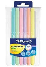 ΜΑΡΚΑΔΟΡΟΙ 6ΤΕΜ.ΛΕΠΤΟΙ PELIKAN COLORELLA PASTEL C302