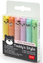 ΜΑΡΚΑΔΟΡΟΙ ΥΠΟΓΡ/ΣΗΣ FΑΝCΥ ΣΕΤ 6ΤΕΜ. LEGAMI TEDDY'S STYLE MHKIT4 PASTEL