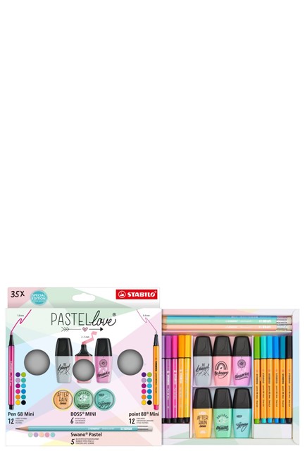 ΣΕΤ ΜΑΡΚΑΔΟΡΟΙ STABILO PASTEL LOVE 35TEM.