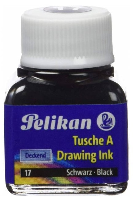 ΜΕΛΑΝΙ ΣΙΝΙΚΗΣ 10ml.PELIKAN 523/17 ΜΑΥΡΟ