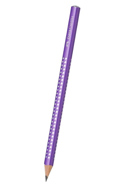 ΜΟΛΥΒΙ FABER GRIP JUMBO SPARKLE II B LILAC 111604