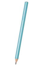 ΜΟΛΥΒΙ FABER GRIP JUMBO SPARKLE II B TURQUOISE 111605