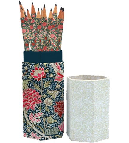 ΜΟΛΥΒΙ FANCY THE GIFTED STATIONERY ΣΕΤ 12ΤΕΜ.ΣΕ ΜΟΛΥΒΟΘΗΚΗ WILLIAM MORRIS-CRAY