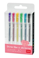 ΣΤΥΛΟ FANCY LEGAMI GLITTER PEN ΣΕΤ 6 ΤΕΜ.GGPKIT1 SHINE LIKE A DIAMOND