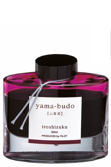 ΜΕΛΑΝΙ ΜΠΟΥΚΑΛΙ PILOT 50ml.IROSHIZUKU YAMA-BUDO RED