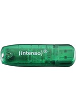 MEMORY USB 8GB 2.0 INTENSO RAINBOW LINE GREEN