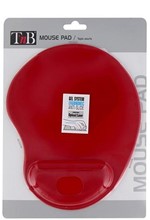 MOUSE PAD T'NB GEL WRIST RED