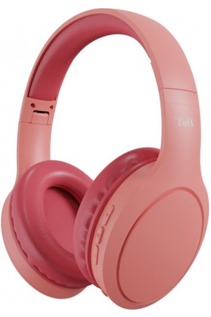 ΑΚΟΥΣΤΙΚΑ Τ'ΝΒ ΚΕΦΑΛΗΣ BLUETOOTH 5.1 HANDS FREE 30 HOURS TERRACOTTA-RASPBERRY