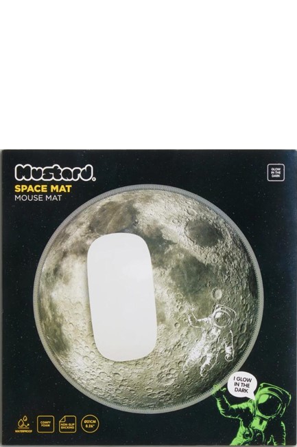 MOUSE PAD MUSTARD SPACE ΠΛΑΝΗΤΗΣ GLOW MAT