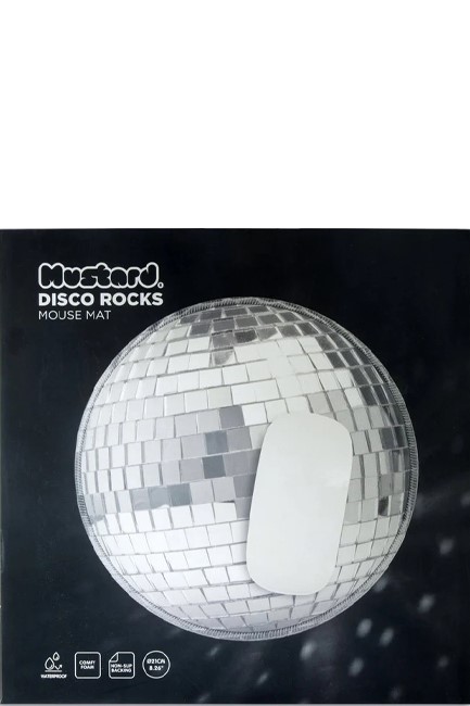 MOUSE PAD MUSTARD DISCO BALL