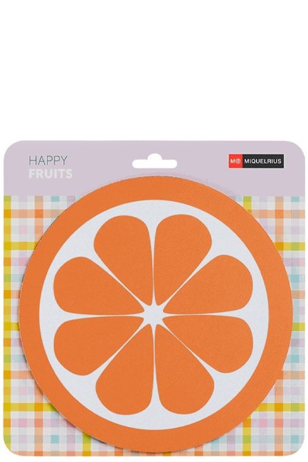 MOUSE PAD MIQUELRIUS MR37747 HAPPY FRUIT-ΠΟΡΤΟΚΑΛΙ