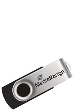 MEMORY USB 128GB 2.0 MEDIARANGE BLACK-SILVER