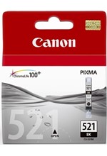 ΜΕΛΑΝΙ INKJET CANON CLI-521 ΒLΑCΚ (2933Β001)