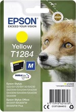 ΜΕΛΑΝΙ INKJET EPSON T1284 ΥΕLLΟW (FOX)-SΙΖΕ ΜΕDΙUΜ