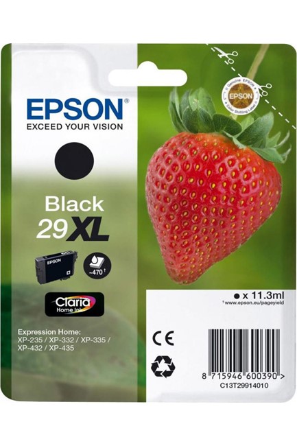 ΜΕΛΑΝΙ INKJET EPSON N.29XL BLACK (STRAWBERRY)