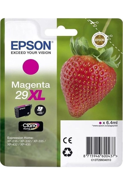 ΜΕΛΑΝΙ INKJET EPSON N.29XL MAGENTA T2993 (STRAWBERRY)