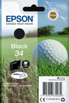 ΜΕΛΑΝΙ INKJET EPSON N.34 BLACK T3461 (GOLF BALL)