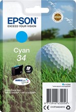 ΜΕΛΑΝΙ INKJET EPSON N.34 CYAN T3462 (GOLF BALL)