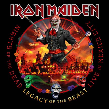 IRON MAIDEN - NIGHTS OF THE DEAD, LEGACY OF THE BEAST: LIVE IN MEXICO CITY (3 LP LIMITED)