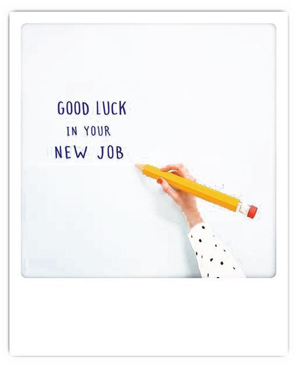 ΚΑΡΤΑ PICKMOTION ΜΟΝΗ GOOD LUCK IN YOUR NEW JOB