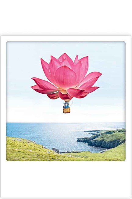 ΚΑΡΤΑ PICKMOTION ΜΟΝΗ FLOWER AIR BALLOON