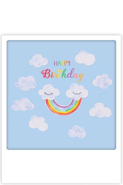 ΚΑΡΤΑ PICKMOTION ΜΟΝΗ HAPPY BIRTHDAY RAINBOW