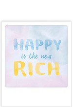 ΚΑΡΤΑΚΙ PICKMOTION ΜΟΝΟ HAPPY IS THE NEW RICH