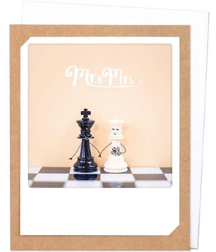 ΚΑΡΤΑ PICKMOTION ΜΟΝΗ MR AND MRS CHESS