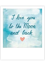 ΚΑΡΤΑΚΙ PICKMOTION ΜΟΝΟ I LOVE YOU TO THE MOON AND BACK