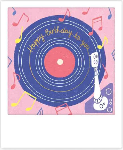 ΚΑΡΤΑΚΙ PICKMOTION ΜΟΝΟ HAPPY BIRTHDAY-RECORD