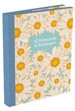 ΚΑΡΤΑ ΕΥΧΕΤΗΡΙΑ ΣΕΤ 12ΤΕΜ.ΜΕ ΦΑΚΕΛΟ THE GIFTED STATIONERY HAZY DAISIES