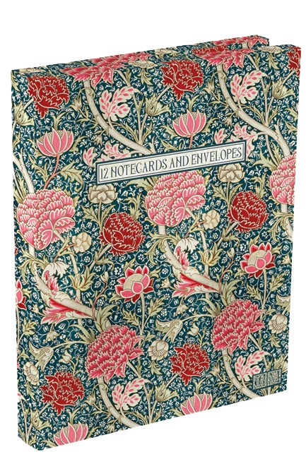 ΚΑΡΤΑ ΕΥΧΕΤΗΡΙΑ ΣΕΤ 12ΤΕΜ.ΜΕ ΦΑΚΕΛΟ THE GIFTED STATIONERY WILLIAM MORRIS-CRAY A