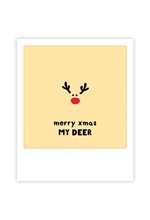 ΚΑΡΤΑΚΙ XMAS PICKMOTION ΜΟΝΟ MERRY CHRISTMAS MY DEER