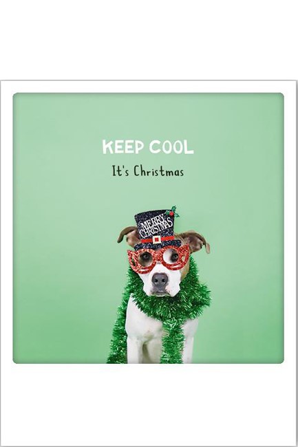 ΚΑΡΤΑ XMAS PICKMOTION ΜΟΝΗ KEEP COOL IT'S CHRISTMAS