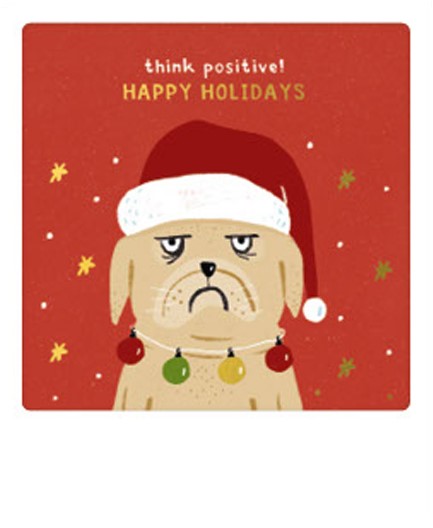 ΚΑΡΤΑΚΙ XMAS PICKMOTION ΜΟΝΟ THINK POSITIVE